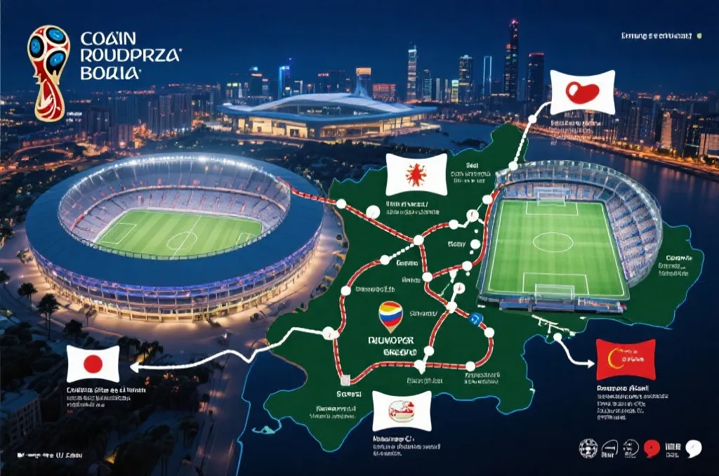 2026世界杯美加墨门票与球场分布示意图